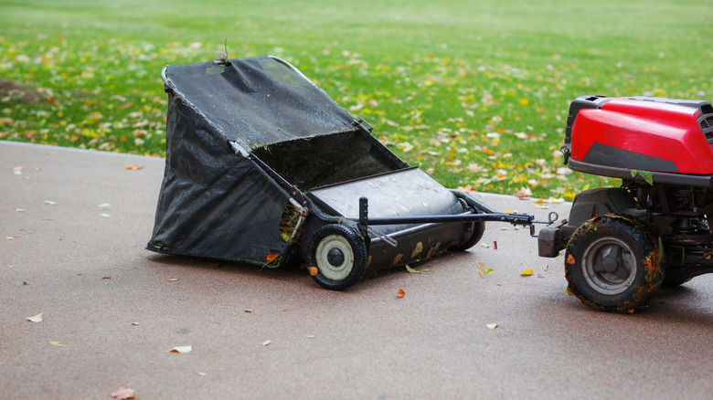 Tow Behind Lawn Sweeper
