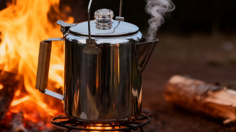 Ozark Trail 12-Cup Stainless Steel Camping Percolator