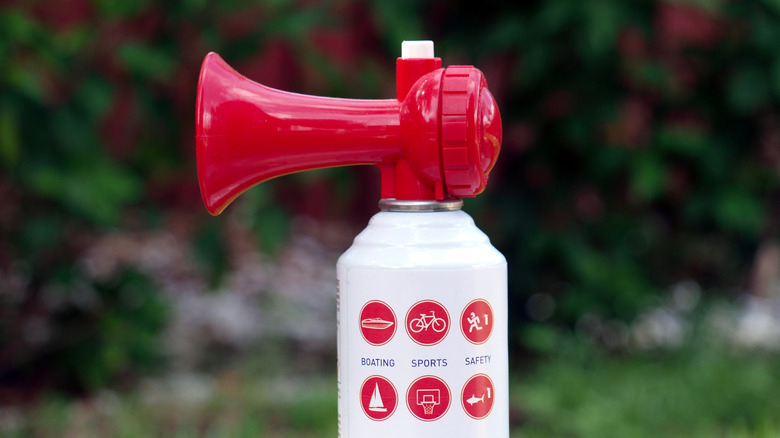 Bear-repellant air horn