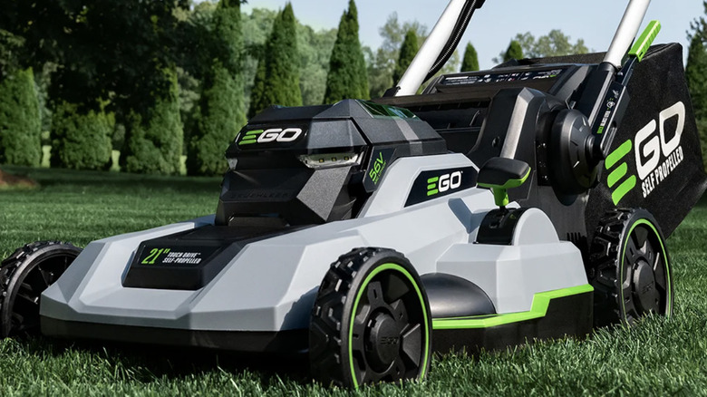The Ego 600 series battery-powered mower