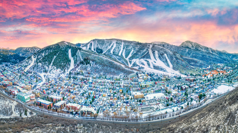 Panorama of Park City, Utah