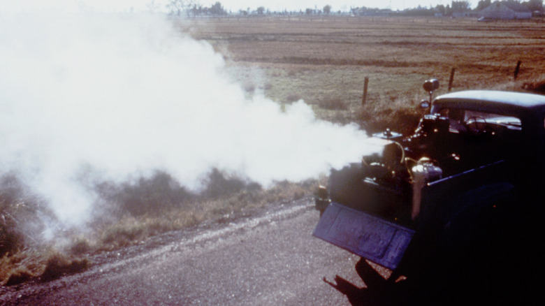 Mosquito fogging truck from 1960s