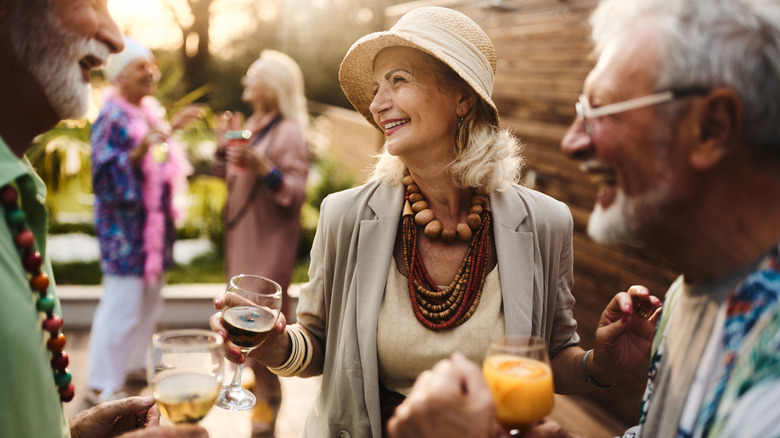Boomers at a lawn party