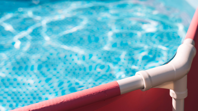 Invisible sheen for above ground pool