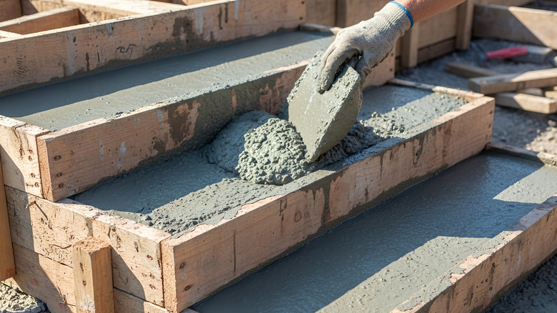 Making concrete steps