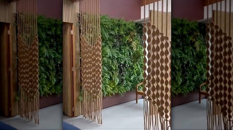 macramé outdoor privacy curtain tutorial