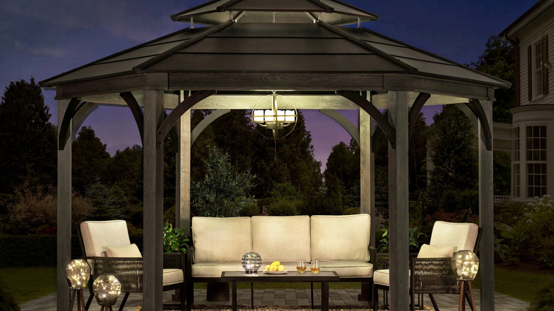 The hexagonal Ashland gazebo from Sunjoy