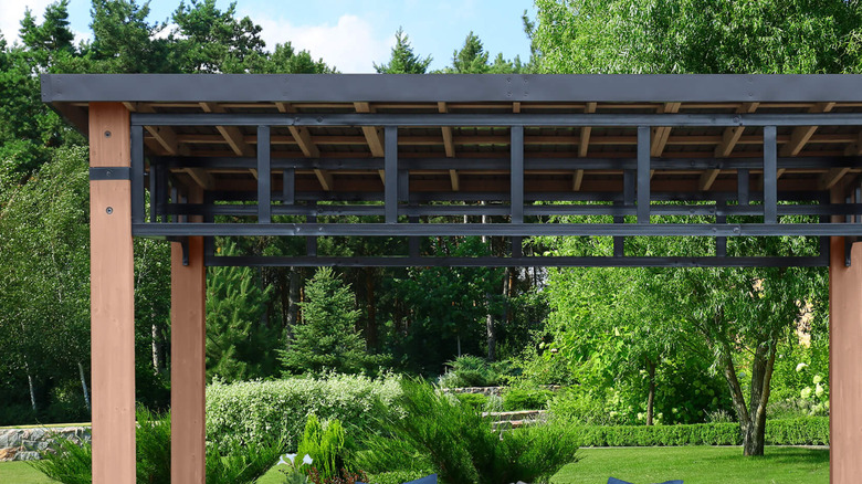 The 12'x14' Contemporary gazebo from Yardistry