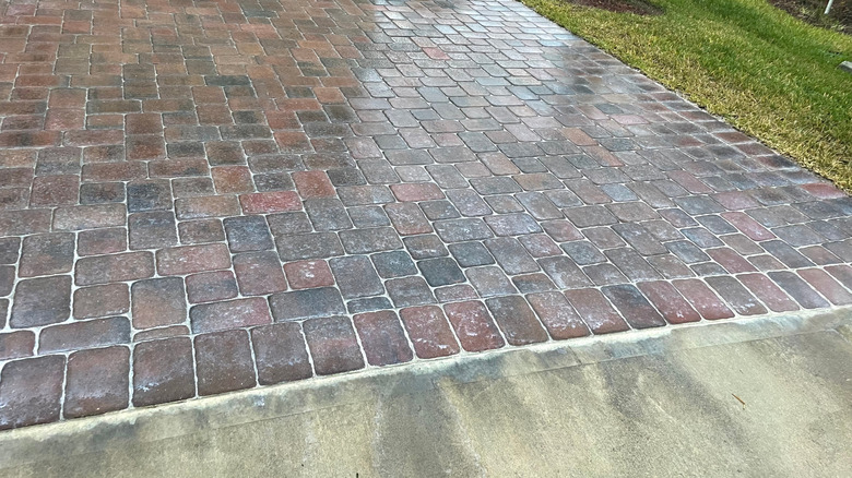 Pavers with build-up