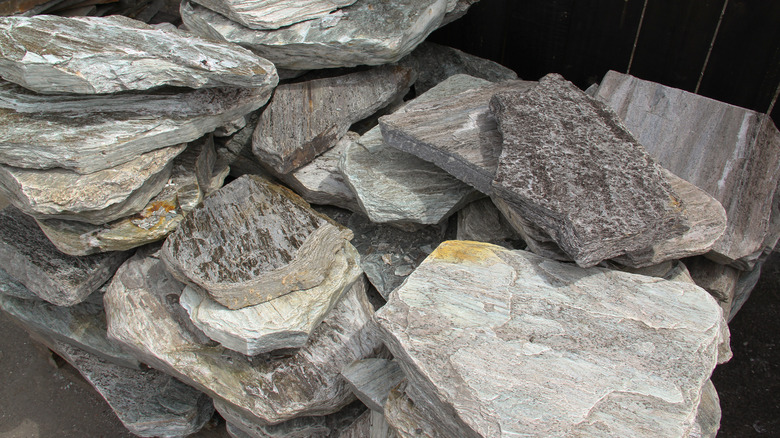 flat, stackable rocks