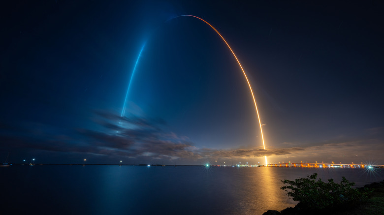 Rocket launch over the Indian River Lagoon