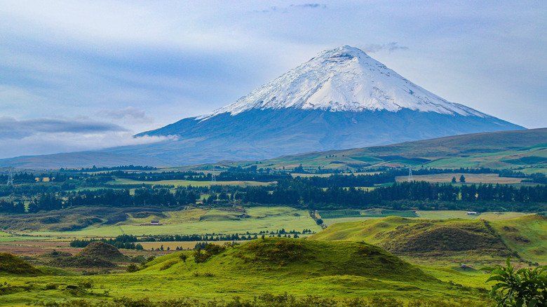 Cotopaxi volcano in Ecuador