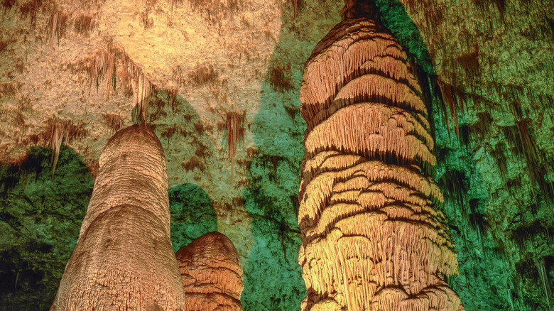 Rock Formations inside Carlsbad Caverns