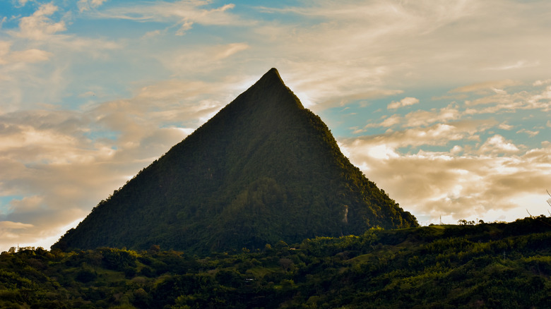 Cerro Tusa, a pyramid-shaped mountain in Colombia