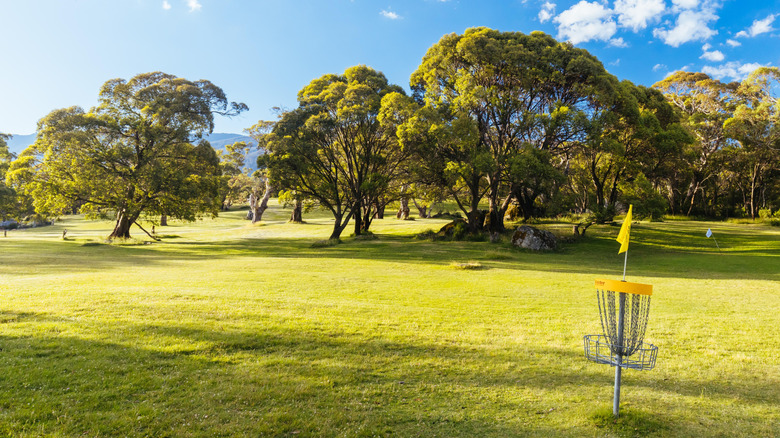 A  beautiful disc golf course
