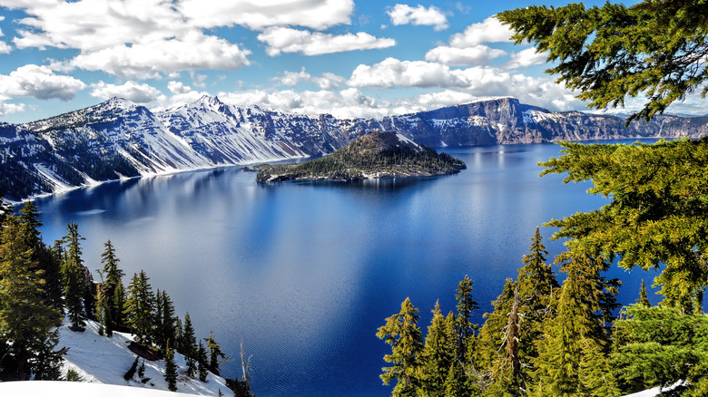 Crater Lake, the body of water for which Crater Lake National Park is named