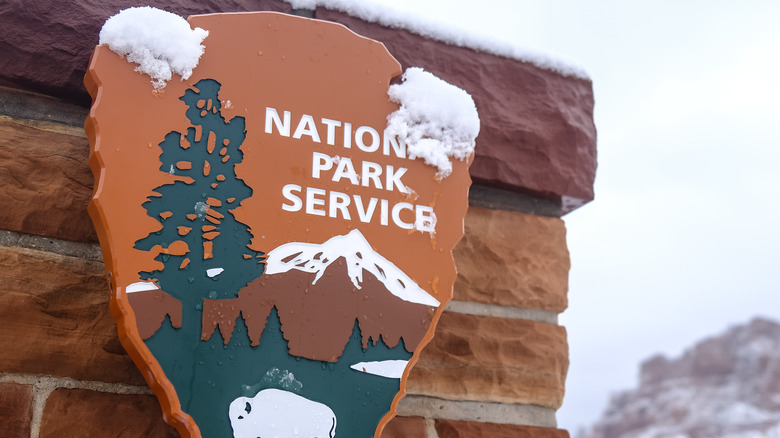 National park service sign 