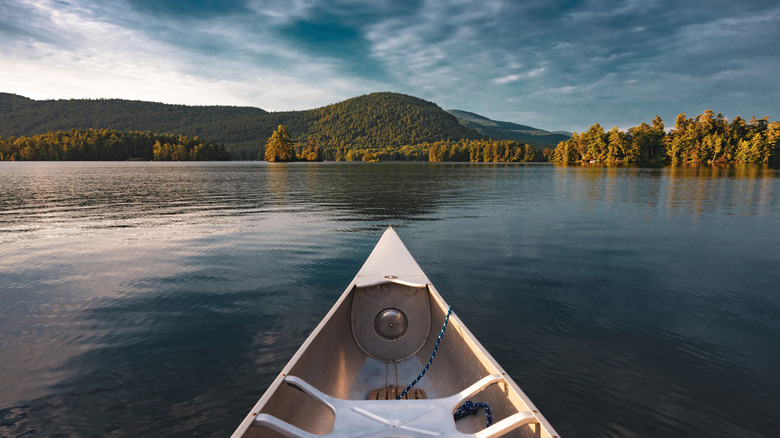 Canoe on Lake George