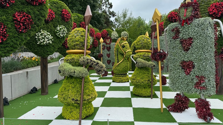 Alice and Wonderland exhibit at Atlanta Botanical Garden