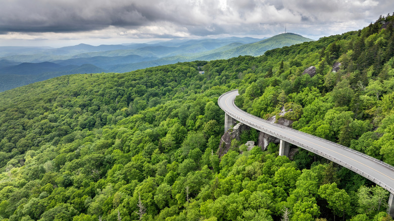 Linn Cove Viaduct on the Blue Ridge Parkway