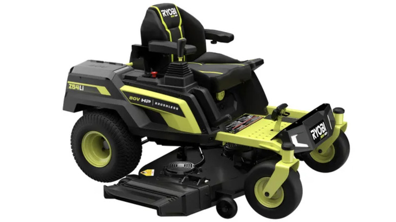 Ryobi Brushless Zero Turn mower product photo