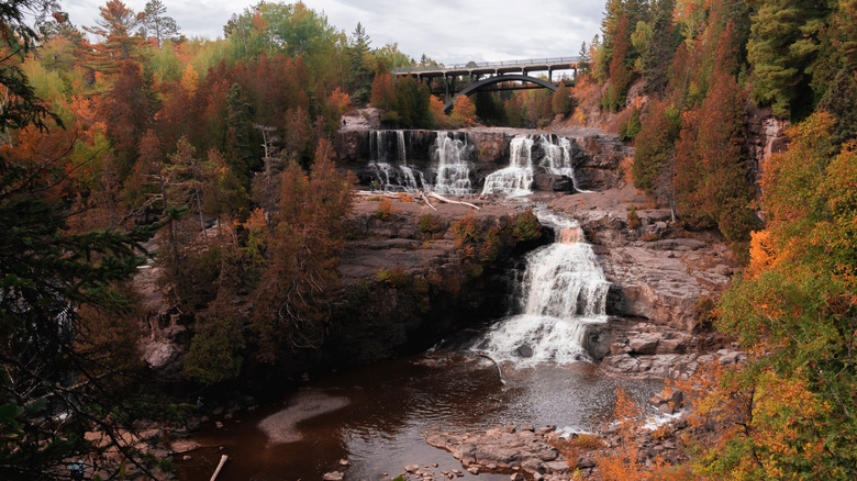 Gooseberry Falls State Park in autumn