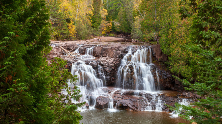 Waterfalls at Gooseberry Falls State Park