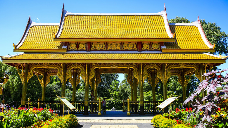 the Thai pavilion at the Olbrich Botanical Gardens