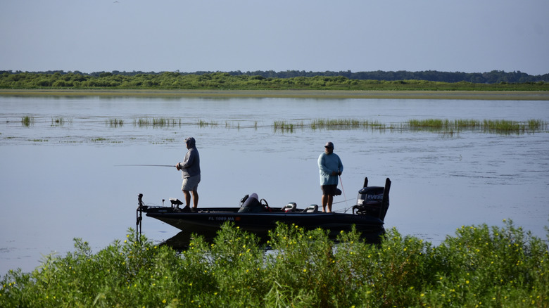 People fishing in Kissimmee, Florida