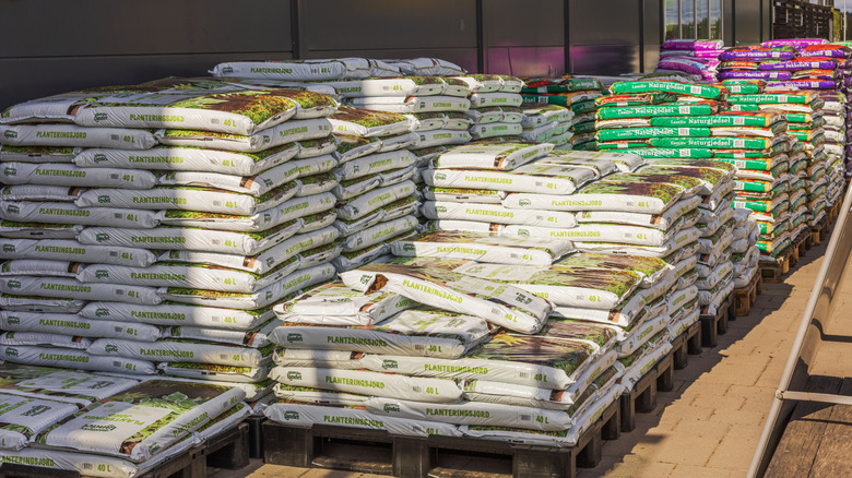 bags of fertilizer